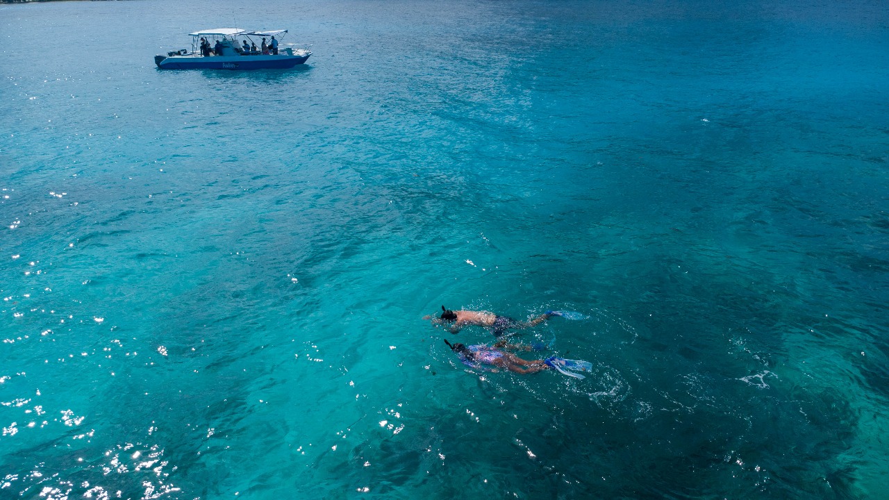 Snorkeling in the Marine park